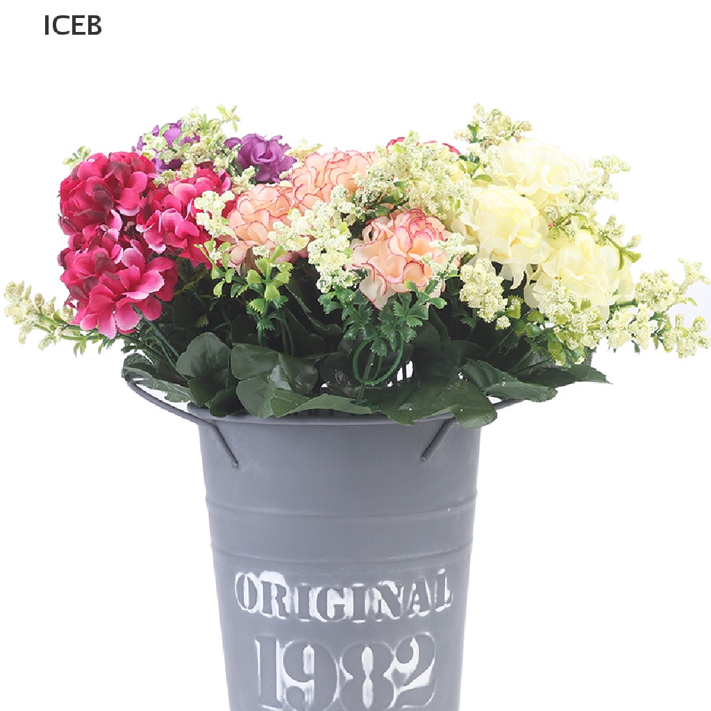 1 Bó 5 Hoa Cẩm Tú Cầu Giả Bằng Lụa Nhiều Màu Sắc Dùng Trang Trí