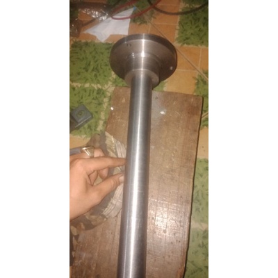 Trục chính chế máy tiện mini.kèm mặt bích.