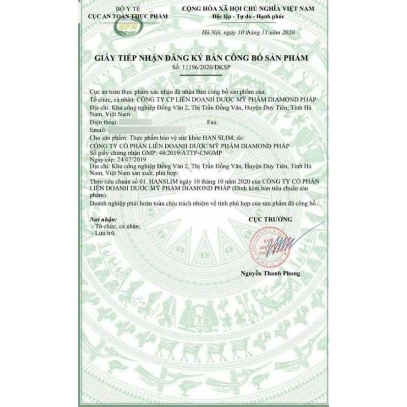 *Freeship*GIẢM CÂN HANSLIM TINH CHẤT BƯỞI EO THON, DÁNG ĐẸP