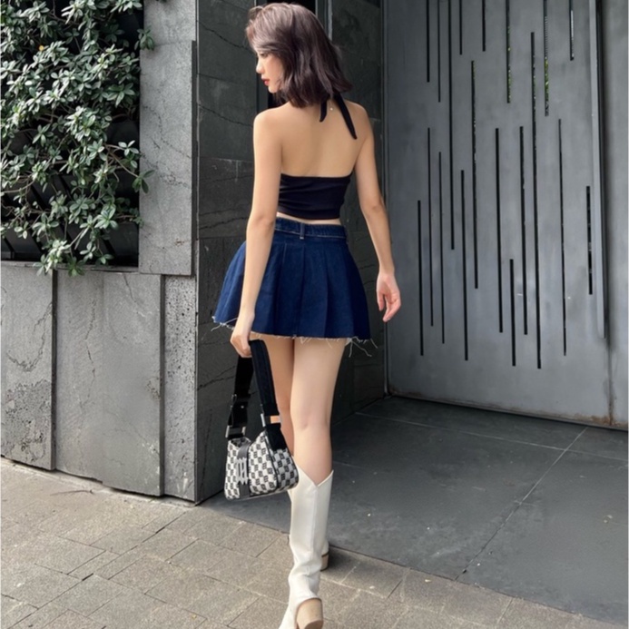 Áo croptop nữ body TOPTIFY kiểu áo ống dây yếm bản to Joyce Top AC71 | BigBuy360 - bigbuy360.vn