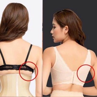 Áo Bra corset che mỡ lưng, bản to 5 móc cài - Loại có đệm