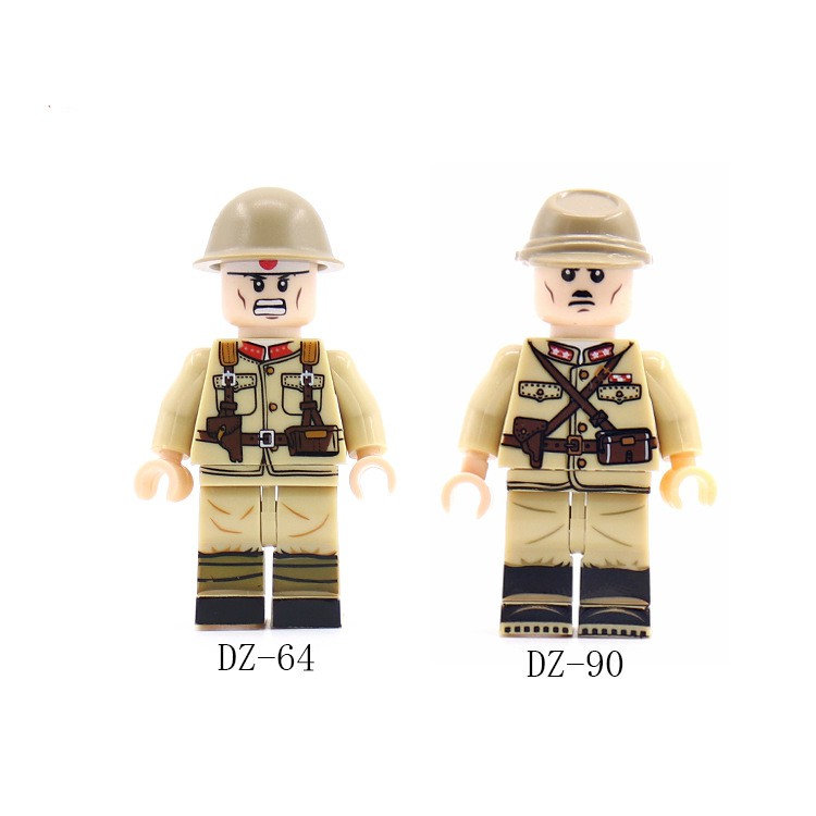 Minifigures Lính Nhật Trong Thế Chiến II - Phụ Kiện MOC