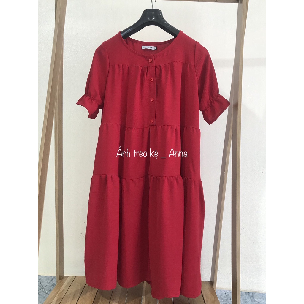 Đầm bầu thiết kế dáng baby doll sang chảnh