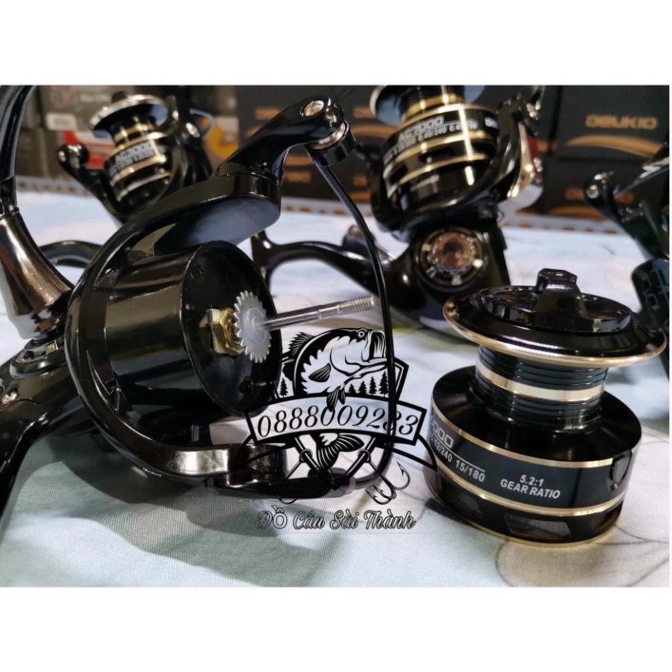 Sale lớn sale Máy Câu DEUKIO AC ⚡ Chính Hãng⚡ có size từ 3000 4000 5000 6000 7000 mẫu mới năm 2020 phù hơn câu lure , la