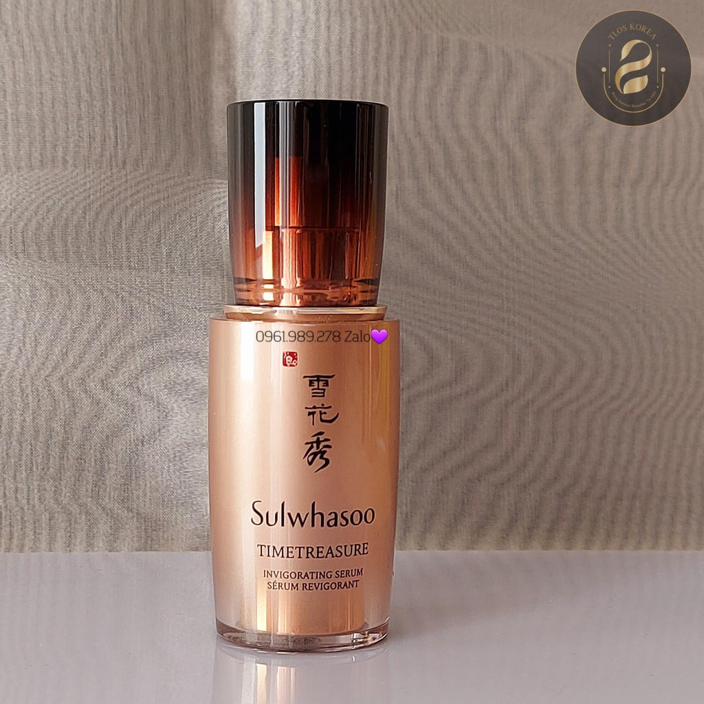 Serum Sulwhasoo Thông Đỏ - chống lão hóa dòng Thông Đỏ Timetreasure Invigorating mini 4ml