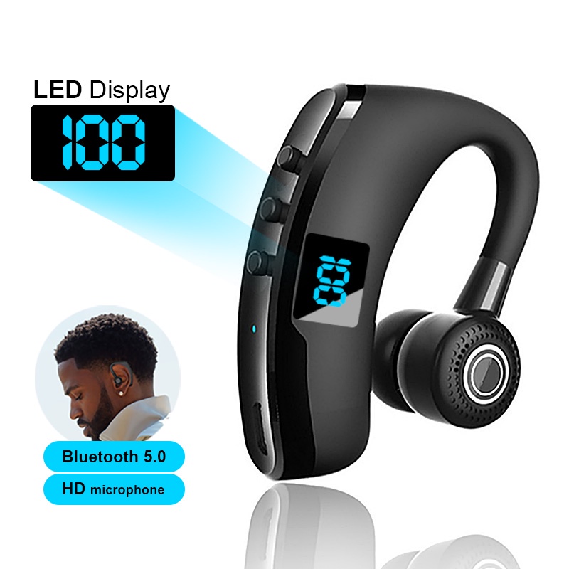 Tai Nghe bluetooth Không Dây Móc Tai Có Mic hd Chống Thấm Nước Cho Tất Cả Các Dòng Điện Thoại Thông Minh