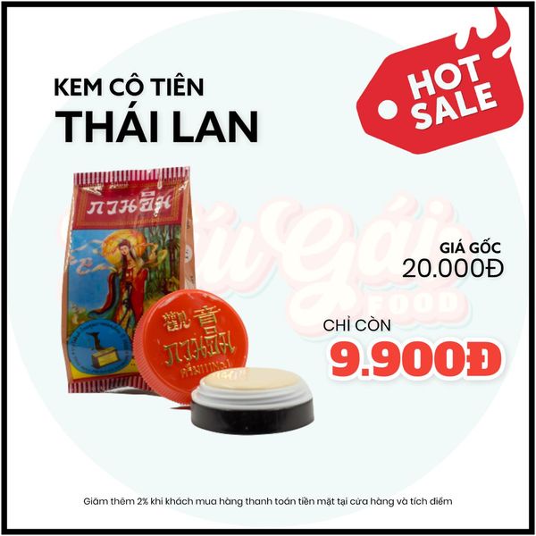 Kem Sâm Cô Tiên Thái Lan Dưỡng Trắng Da