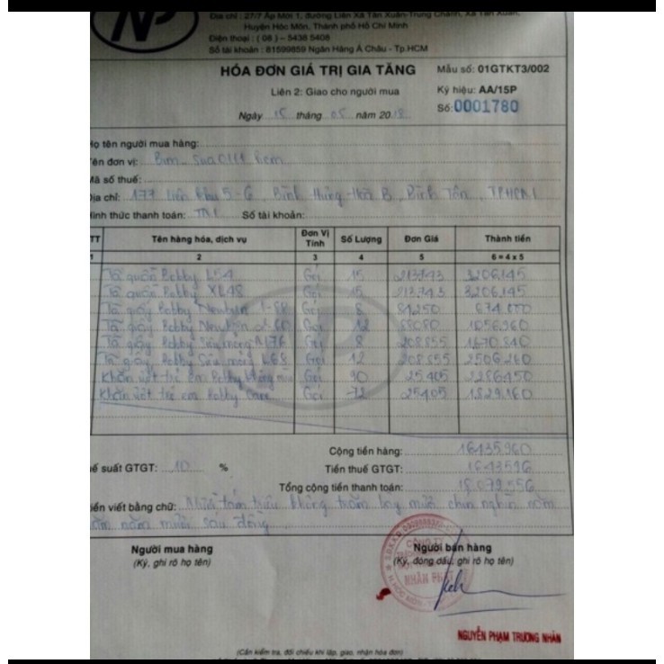 Khăn ướt Bobby 100 tờ không mùi và mùi hương nhẹ mới