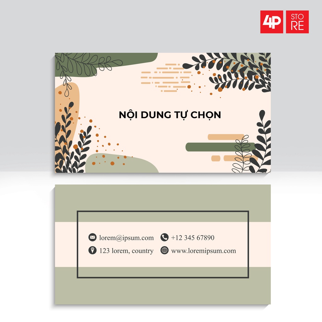 01 Hộp Danh Thiếp - Namecard 9x5.5cm  (Nội Dung Tự Do)