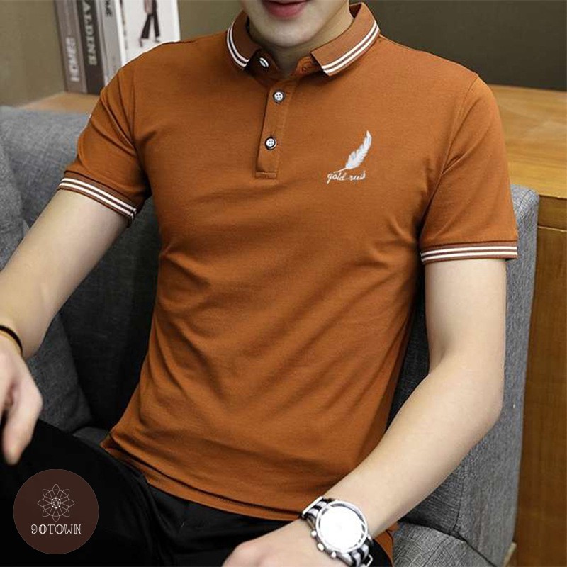 Áo Polo nam 2021 cổ bẻ thời trang thêu Logo đơn giản nam tính | BigBuy360 - bigbuy360.vn