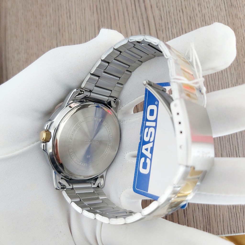 Đồng hồ Nam chính hãng Casio MTP-VD01SG-9B-Máy pin Quartz-Dây kim loại-Size 40mm