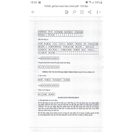 Tuýp bôi NANOBAC SILVER nhập khẩu Tây Ban Nha