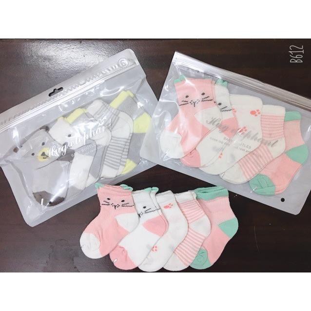 Tất lưới cho bé sơ sinh đến 3 tuổi - set 5 đôi