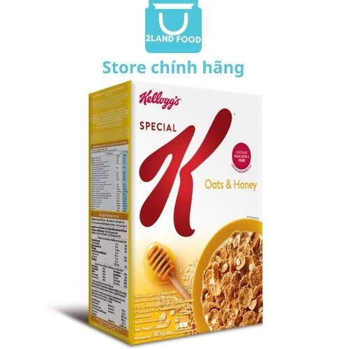 Ngũ cốc ăn sáng Kellogg’s Special K Oats &amp; Honey - Hộp 209/385g