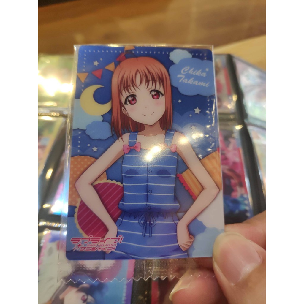 Thẻ bài sưu tầm bánh xốp Idol Love Live LL 14 - Tặng bọc bài nhựa bảo quản
