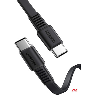 Ugreen 10976 2m 2.0 pd 20v 3a màu đen usb type c cáp sạc và truyền dữ liệu máy tính ra điện thoại us333