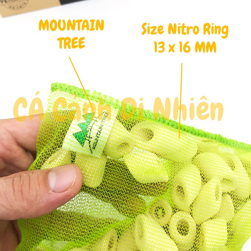 Sứ lọc cao cấp Nitro Ring 1 Khử NO2 nuôi vi sinh - Mountain Tree cho hồ cá