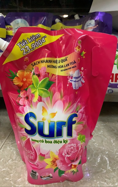 Túi Nước Giặt Surf 3.1kg và 3.3kg