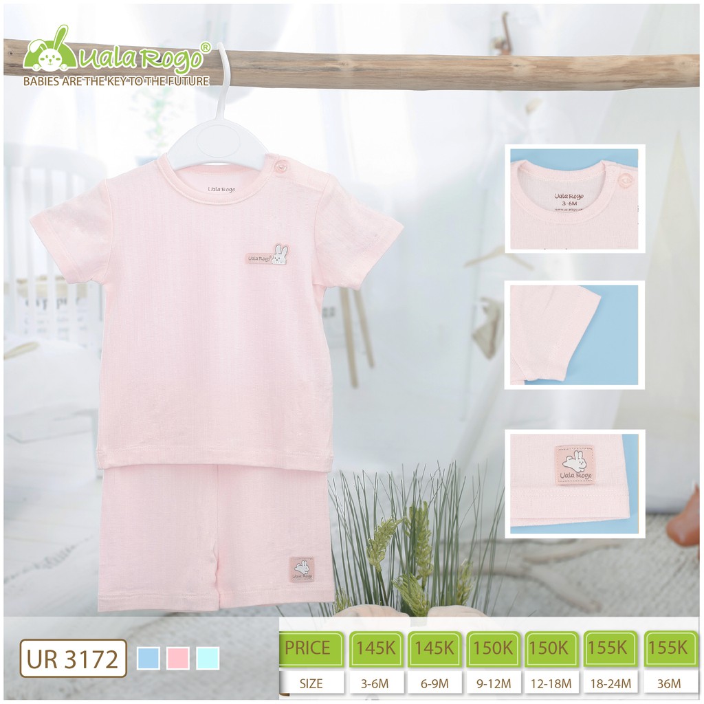 UR 3172. BỘ NGẮN TAY CÀI VAI VẢI MODAL UR 3172 UALAROGO