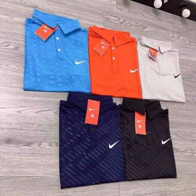 Bộ nam cổ bẻ ép vân