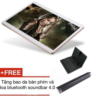 VioletShop1688 - máy tính bảng tablet Ram 4Gb Rom 64Gb 2 sim nghe gọi nhắn tin tặng kèm bao da và loa bluetooth 4.0