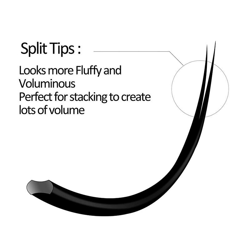 Hộp Lông Mi Giả 0.15mm Đầu Phẳng Mềm Nhẹ Tự Nhiên FAIRYTIS