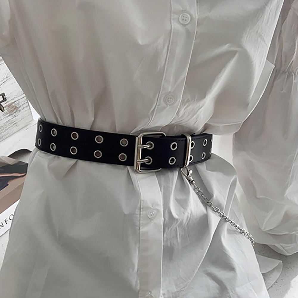 Thắt Lưng Da Khóa Hợp Kim Dài Sang Trọng Cá Tính Cho Nam Nữ