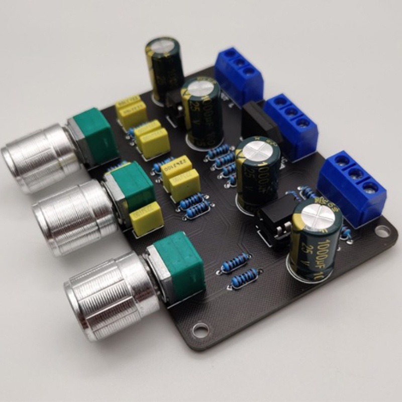 Dual NE5532 Tone Stereo Preamplifier Board Audio HiFi Amprifier Equalizer Preamp Treble Bass Tone Control Pre Amplifier