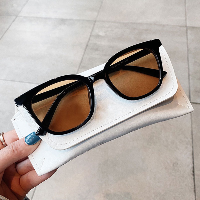 Mắt Kính Thời Trang Kính Râm y2k Form Vuông Gọng Tăm 644 Sang Chảnh Phong Cách Ulzzang - Hazo