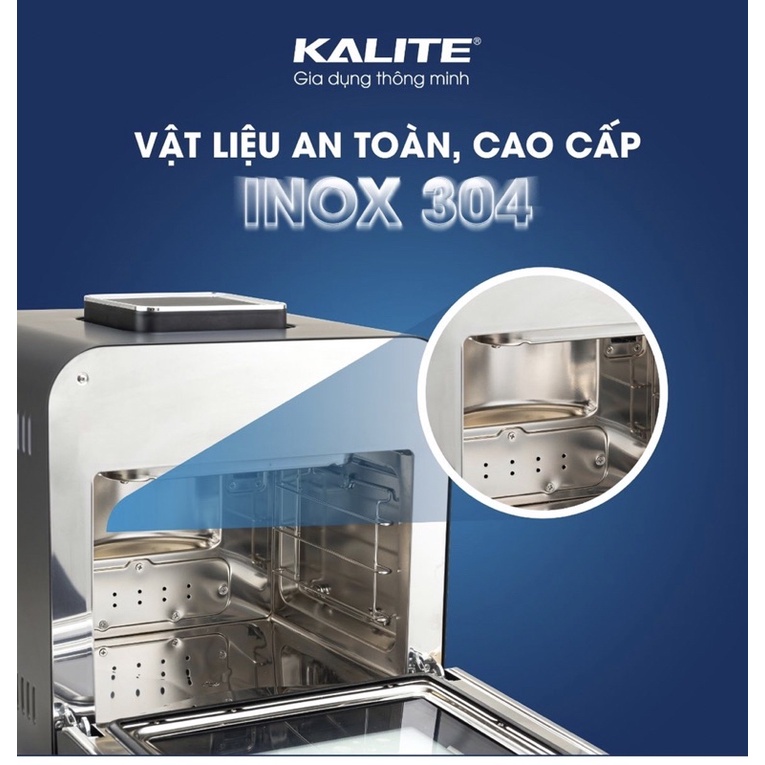 Nồi chiên hơi nước Kalite Steam Star, nồi chiên không dầu 15L, hấp nướng 3 trong 1- chính hãng kalite, Bảo hành 24 tháng