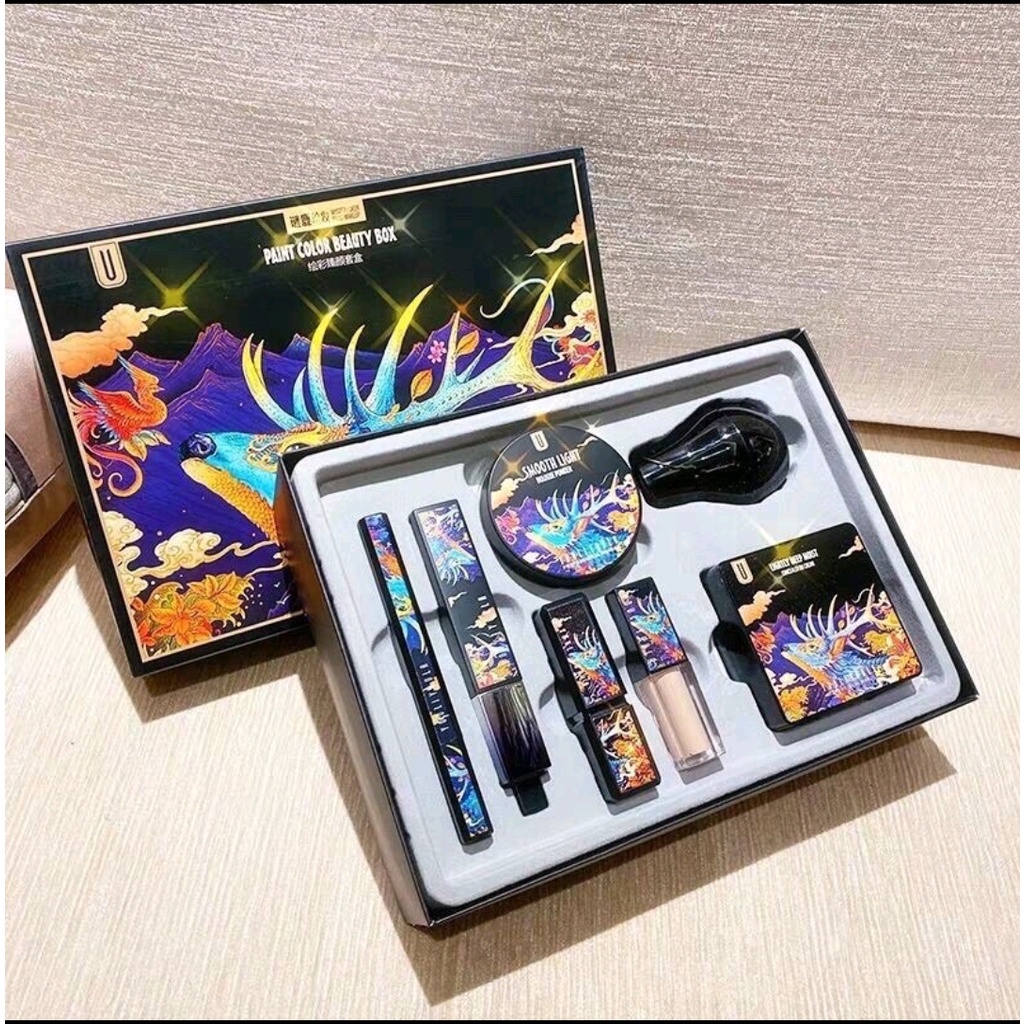 Bộ Trang Điểm Kỳ Lân Make Up Cá Nhân Nội Địa Trung Set 7 Món - Bộ trang điểm hot hit 2022