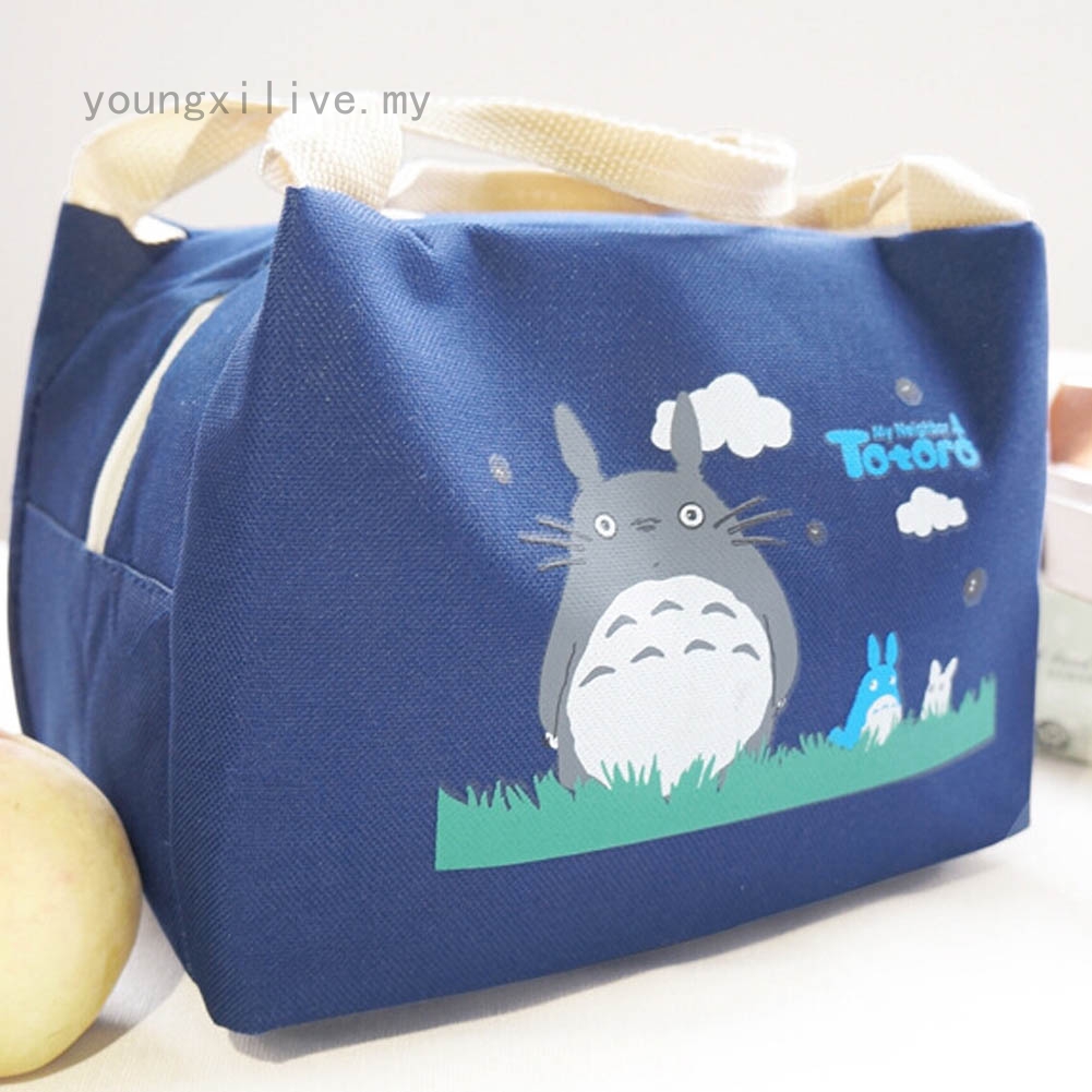 Túi đựng hộp cơm trưa giữ nhiệt in hình Totoro