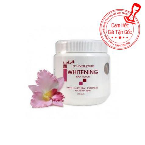 Kem Body Lotion Whitening Velvet Thái Lan