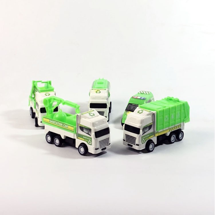 Bộ 6 xe ô tô đồ chơi mô hình xây dựng - quân sự - Bộ đồ chơi sưu tập cho bé