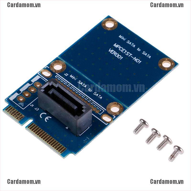 1 Card Chuyển Đổi Msata Pci-E Express Sata Ssd Sang 7 Pin Sata Hdd (Lj)