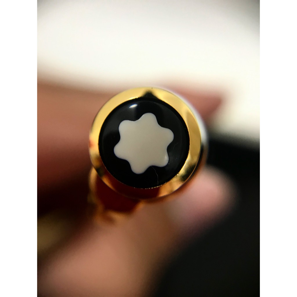 MB01: Bút ký Boheme Mont Blanc Rollerball Silver Gold Mixed (new 100%) 😍