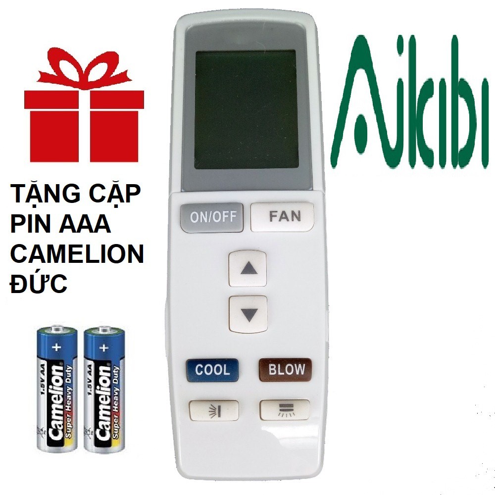 REMOTE MÁY LẠNH AIKIBI MẪU 5 - ĐIỀU KHIỂN ĐIỀU HÒA AIKIBI MẪU 5