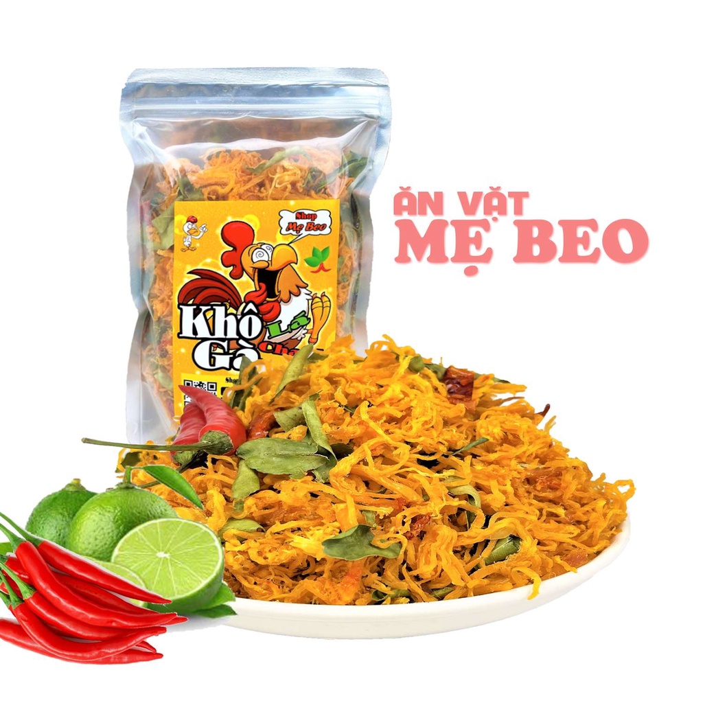 1Kg khô gà lá chanh xé cay loại 1 cực ngon