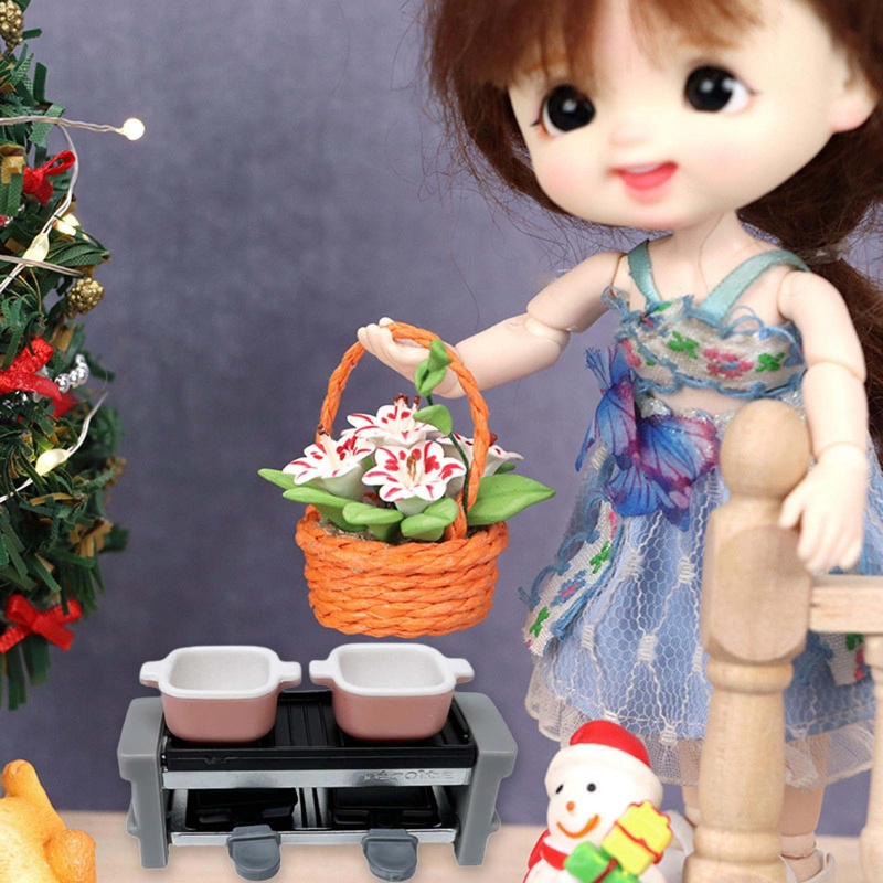 Lò Nướng Bbq Mini Trang Trí Nhà Búp Bê