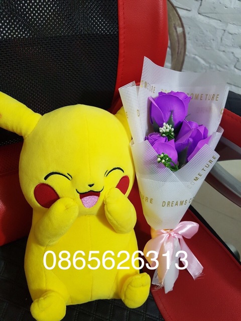 Hoa sáp thơm bó 3 bông