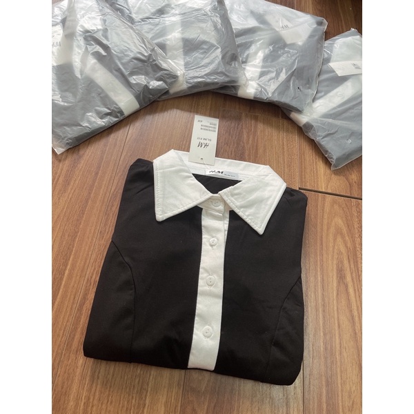 Đầm polo cổ trắng tay cộc Sammivnxk⭐️Váy polo dáng xoè cổ trắng{freeship} | BigBuy360 - bigbuy360.vn