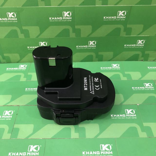 Đế chuyển pin Makita trượt sang pin cắm 18v