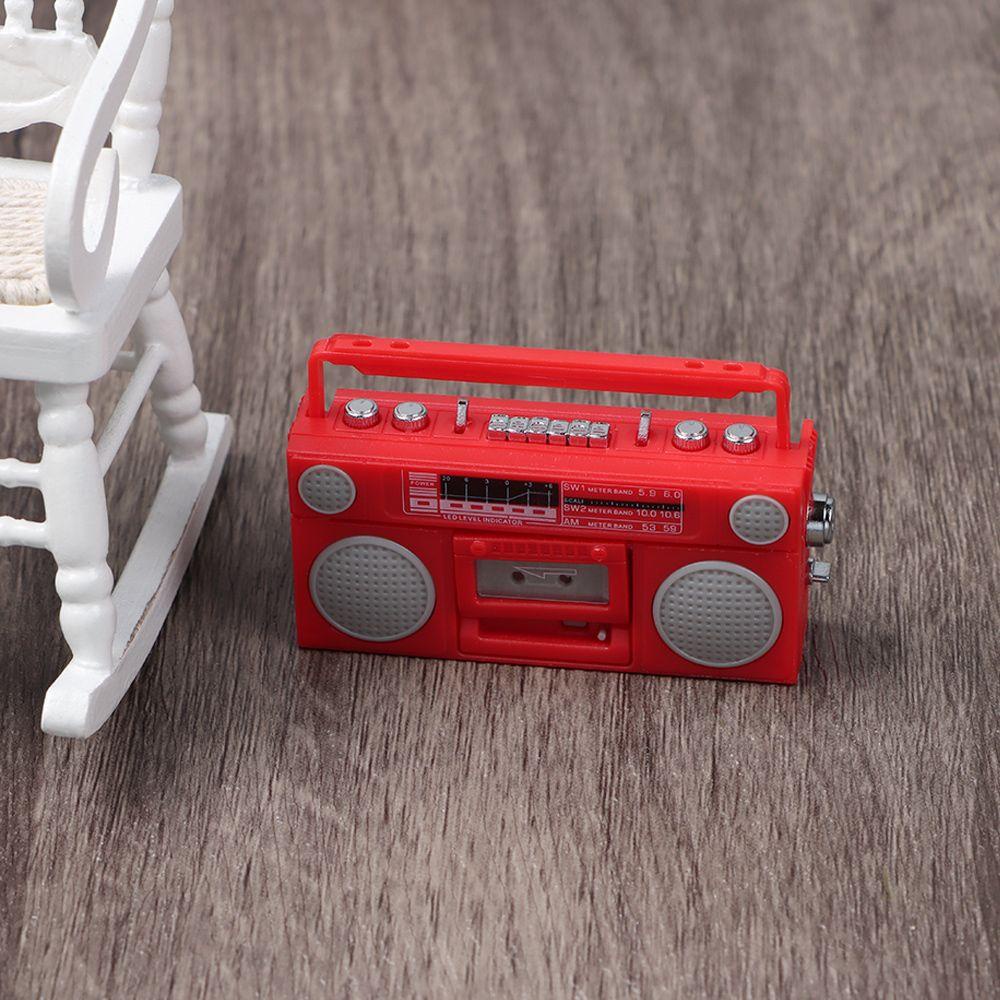 BEBETTERM Radio Đồ Chơi Tỉ Lệ 1: 12 Trang Trí Nhà Búp Bê