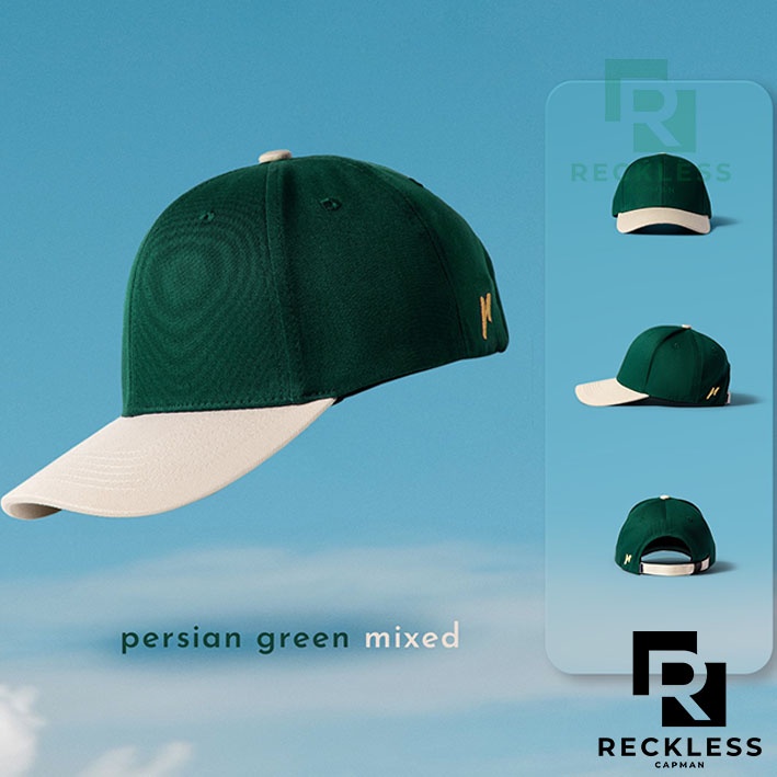 Nón Lưỡi Trai Bóng Chày Màu Phối Reckless Capman  - Signature Ballcap Mixed - Vải Kaki Cotton