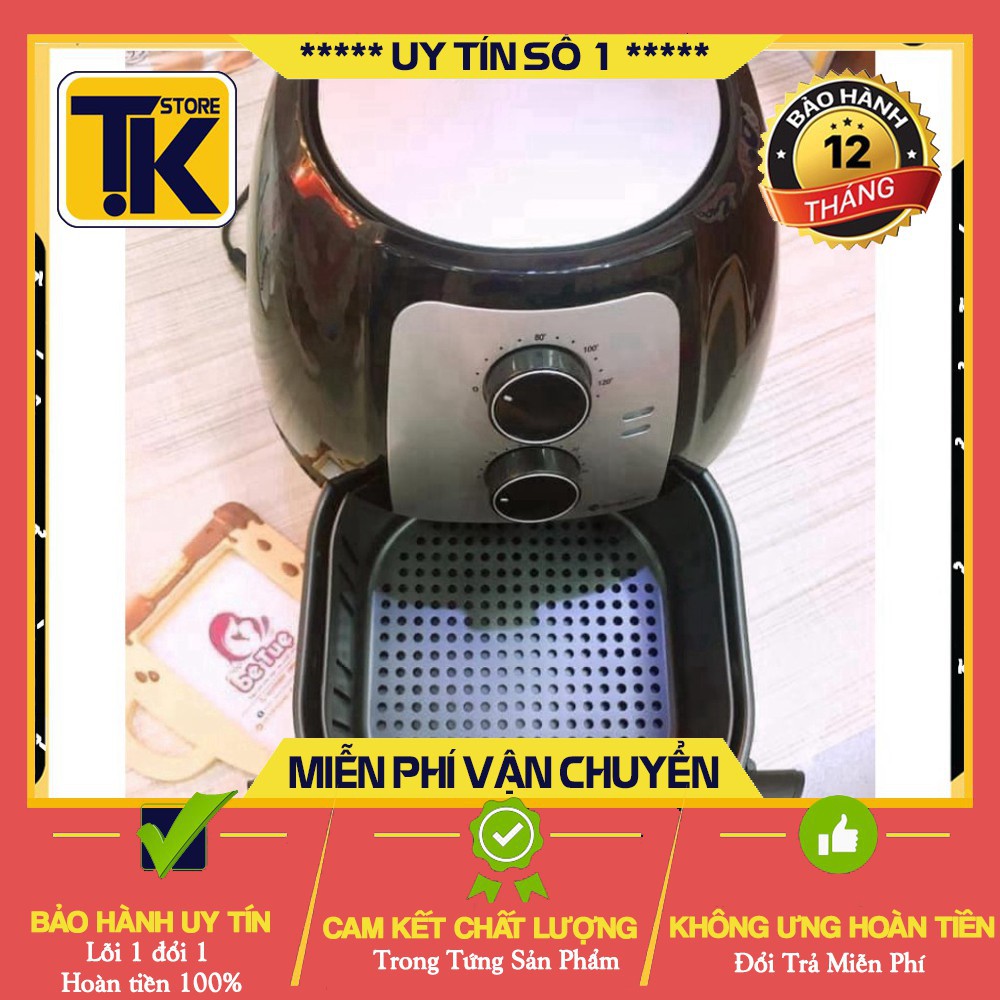 Nồi chiên không dầu chính hãng chef&amp;chef 6,5L . .
