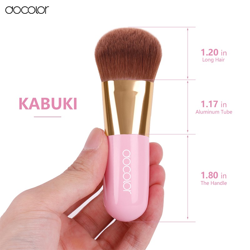 Cọ đánh phấn đa năng Docolor Kabuki Brush Pink