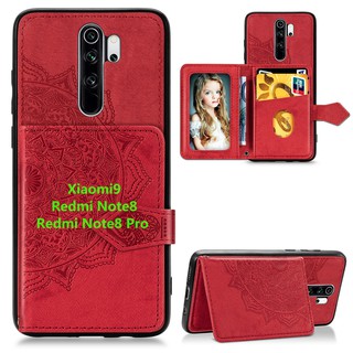 Ốp Lưng Họa Tiết Mandala Có Ngăn Đựng Thẻ Cho Redmi Note 8 Redmi Note 8 Pro / Xiaomi 9