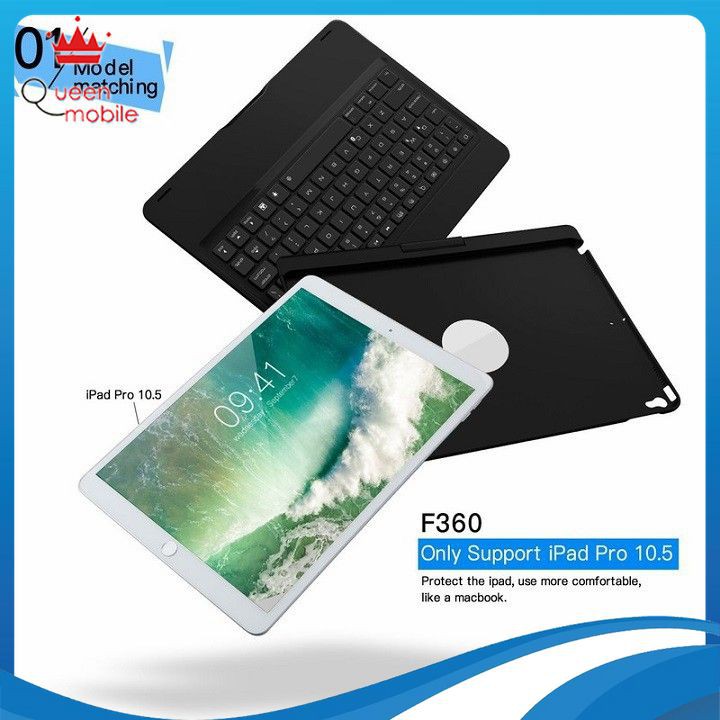 Bàn Phím Bluetooth F360 Cho iPad Air 3 10.5 inch, iPad Pro 10.5 INCH, Có 7 Màu Đèn Bàn Phím