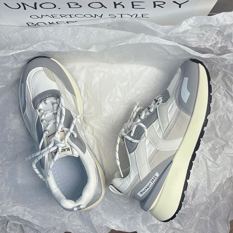 Giày thể thao nữ, sneaker nữ chất đẹp năng động phối viền trẻ trung phong cách