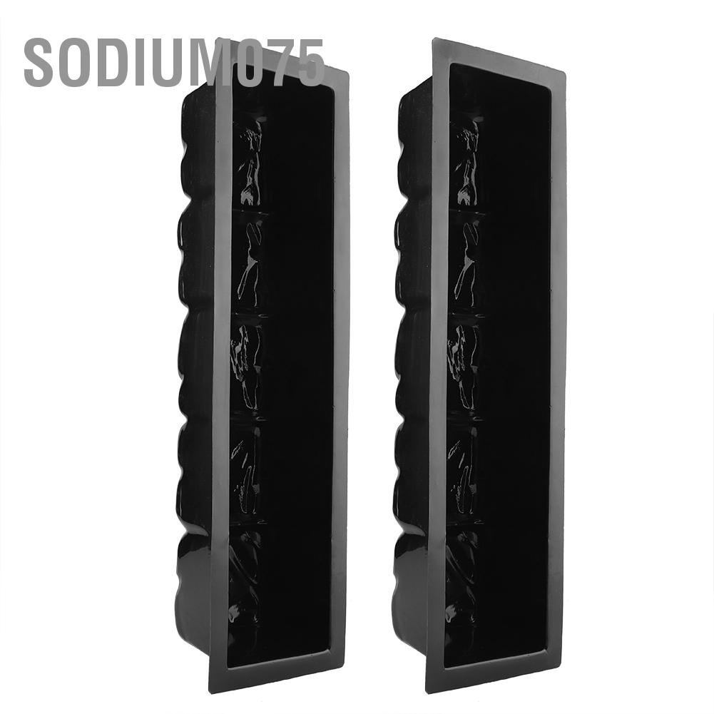 Sodium075 2pcs Paving Mold with Pattern DIY Plastic Stone Molds Path Maker Concrete